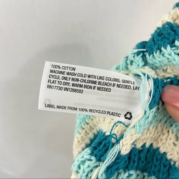 NWT Wild Fable Knit Scallop Hem Striped Skirt size Small - Picture 8 of 9